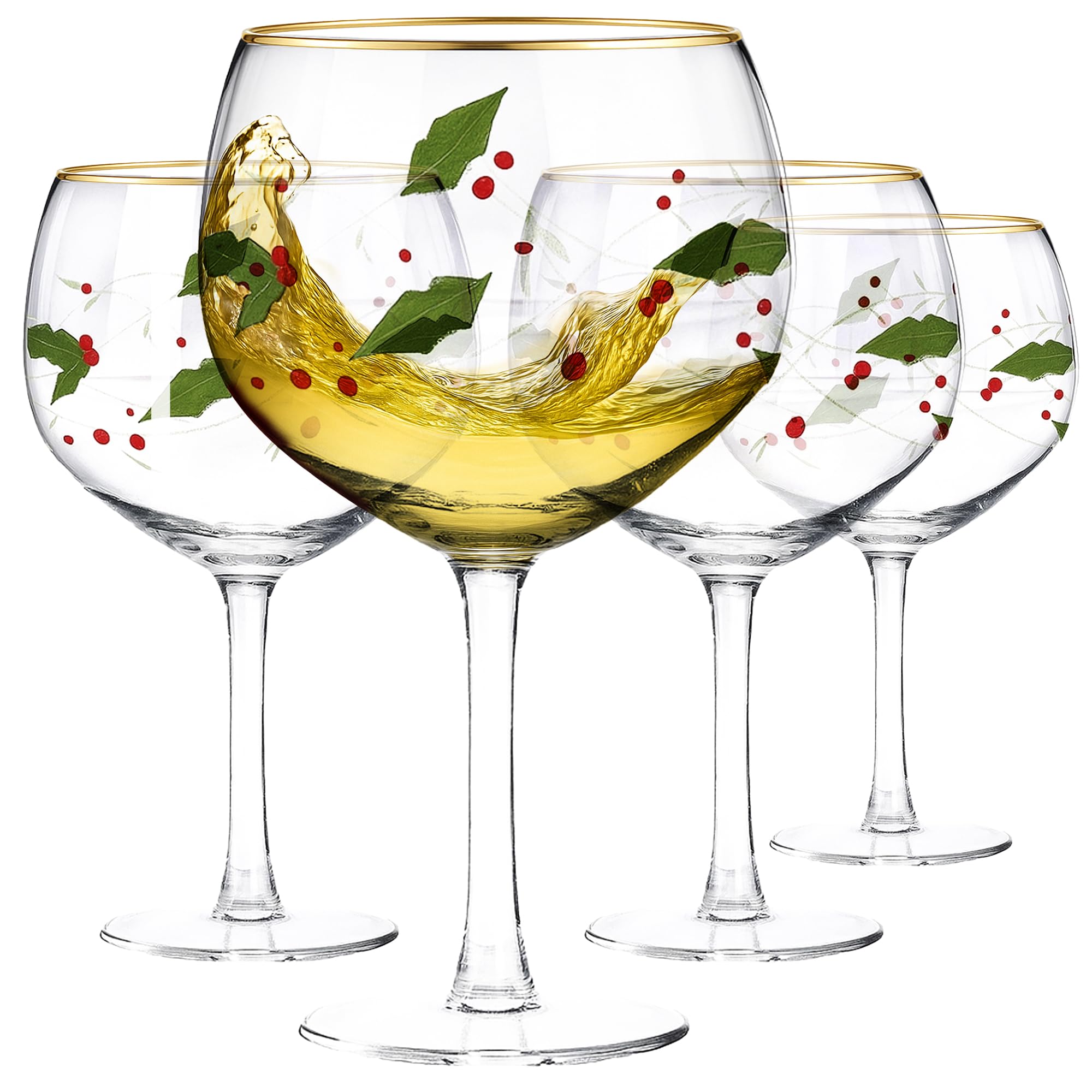 Copa de vino Gusto Buono globo italiano, ideal para cenas festivas.