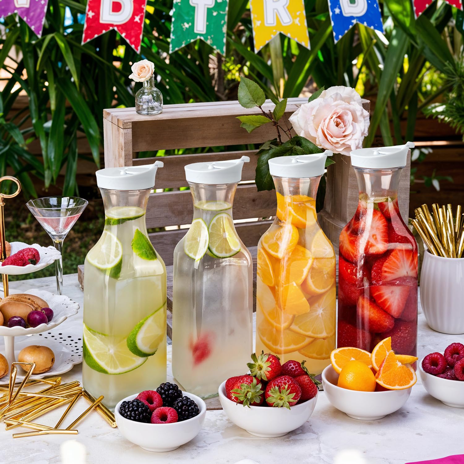 GUSTO uso para barra mimosa, bebidas listas para servir con estilo