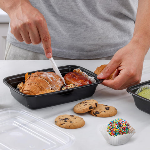 GUSTO porciones de 28 oz para planificación de comidas diarias.
