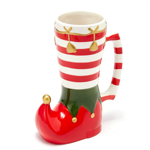 Taza Gute acabado-ceramico-brillante: acabado pulido que resalta el diseño festivo.