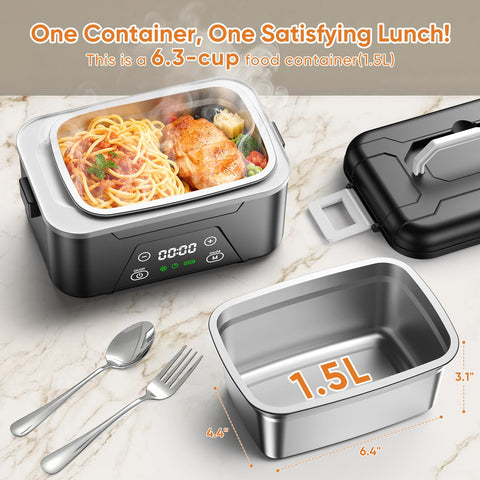 GutterWord Lunch Box con hielo cristal para frescura duradera.