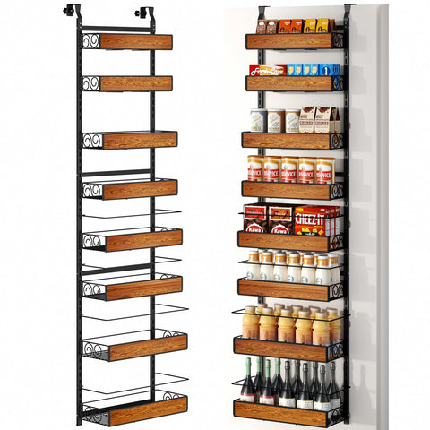 Guukar Organizador puerta 8 estantes, optimiza espacio en la cocina.