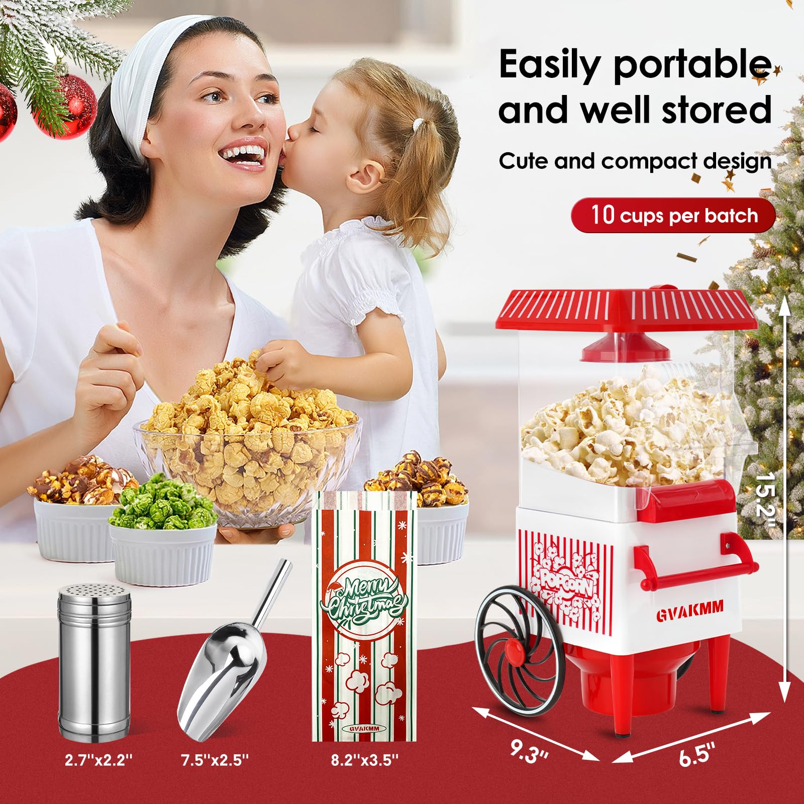 GVAKMM capacidad diez tazas, ideal para familias