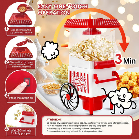 GVAKMM diseño retro compacto, encaja en cocinas pequeñas