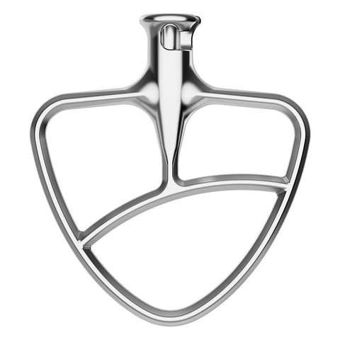 GVODE batidor plano de acero inoxidable para KitchenAid, ideal para masas finas