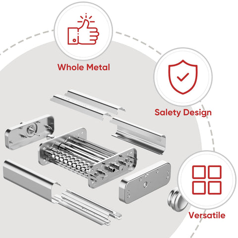 GVODE cortador fettuccine para KitchenAid, cintas anchas perfectas para platos