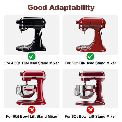 GVODE cuenco de vidrio para KitchenAid apto para lavavajillas y limpieza fácil
