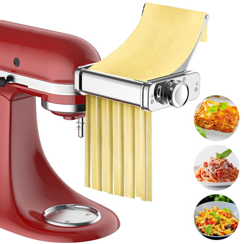 GVODE estiradora de laminas de pasta para KitchenAid, láminas uniformes para lasañas