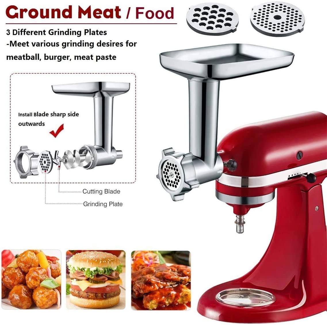 GVODE para KitchenAid: bandeja de alimentos amplia para procesar más ingredientes
