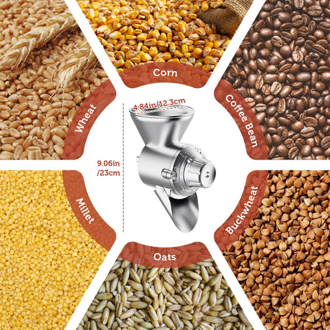GVODE molino de grano, 9 niveles para textura deseada