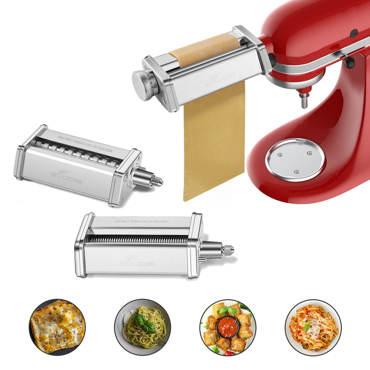 GVODE rodillo para láminas de pasta, textura uniforme para pasta casera