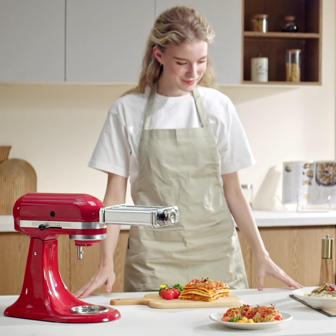 GVODE uso en KitchenAid, resultados consistentes en pasta casera