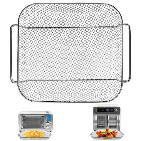 GWBSXM bandeja de freidora de acero inoxidable compatible con Emeril Lagasse 360 para cocción saludable.