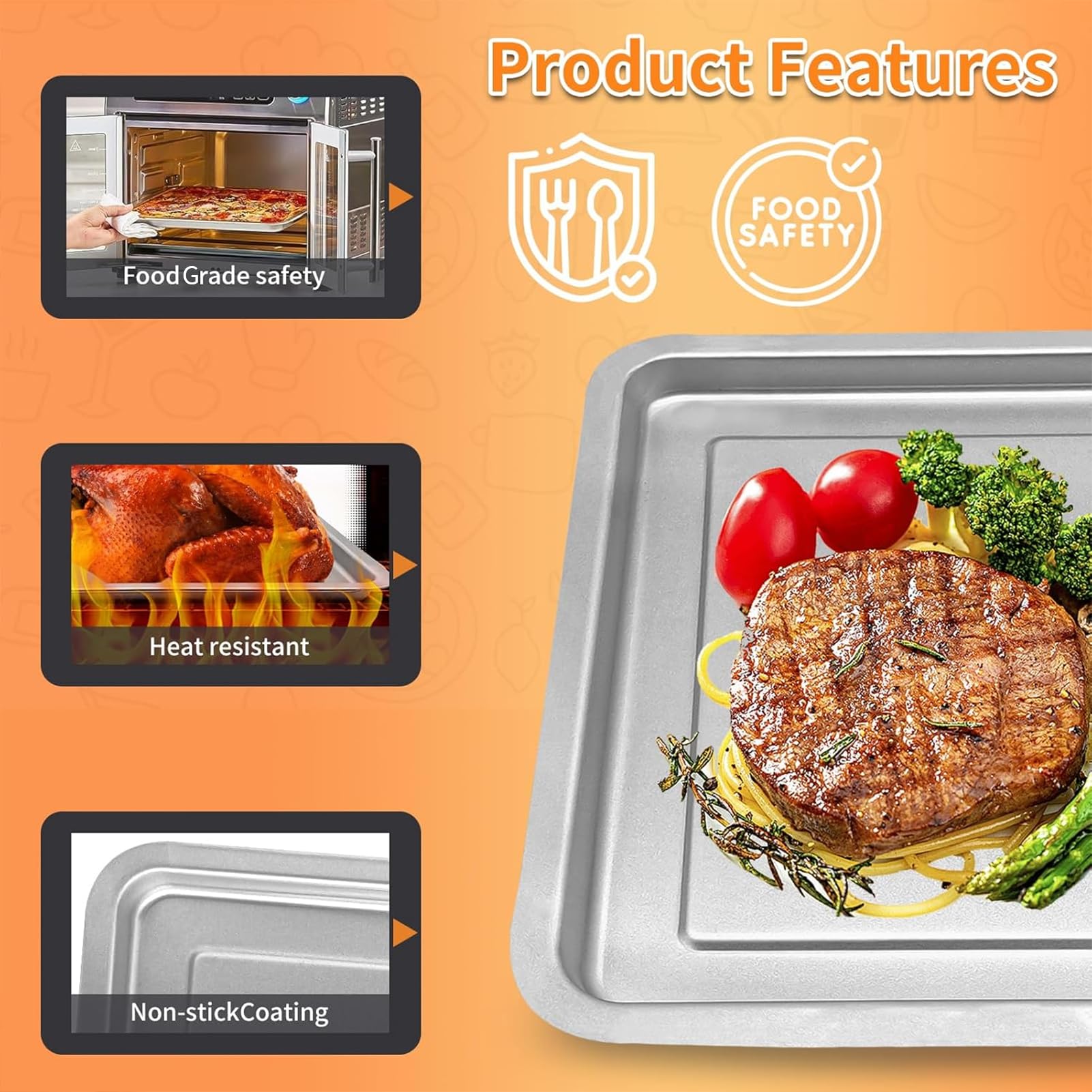 GWBSXM placa-crisp-airfryer lagasse 26qt, mejora la textura crujiente de los alimentos.