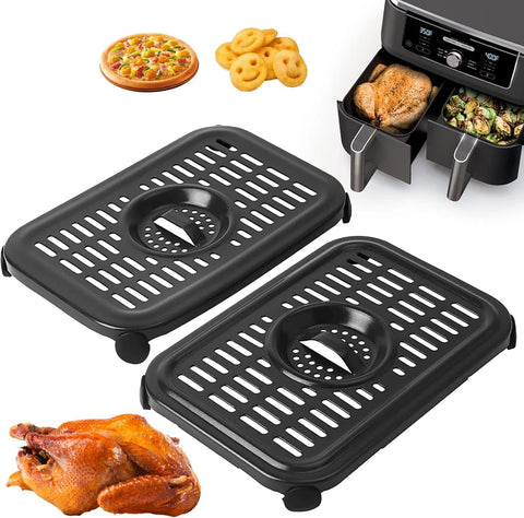 GWBSXM plato-grill para freidora de aire Ninja: cocción más uniforme y segura.