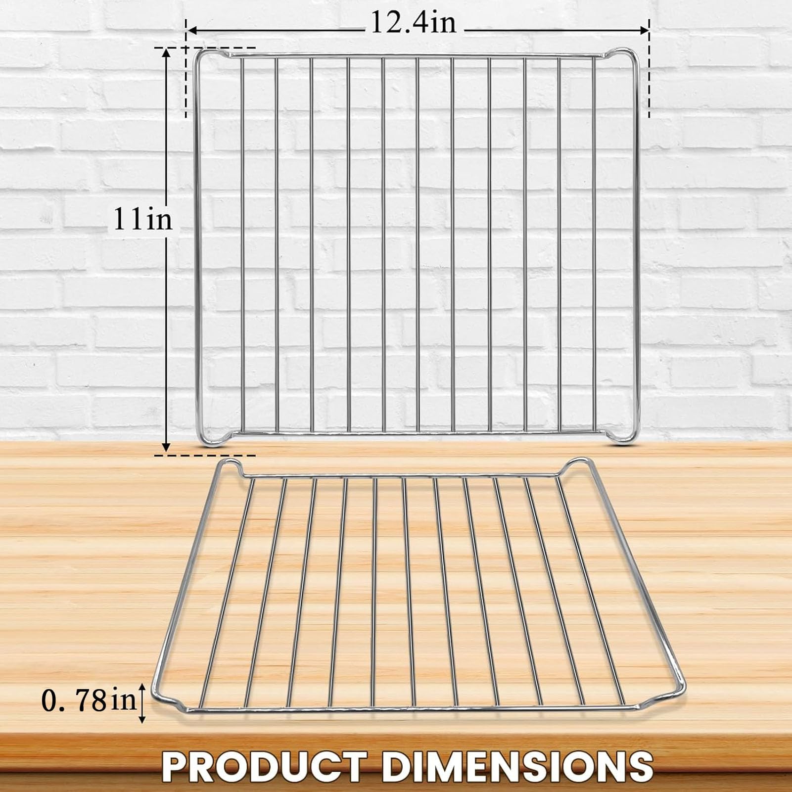 GWBSXM tamaño 12.4x11 pulgadas para ajuste preciso en el horno