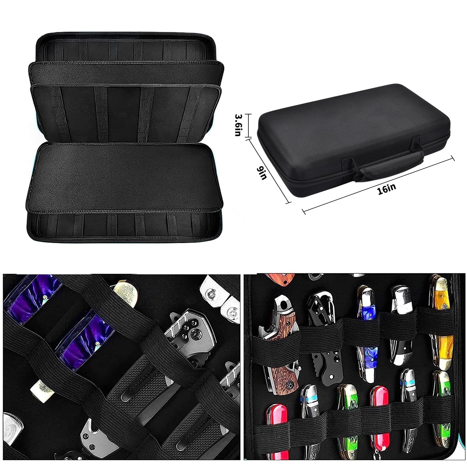 GWCASE, cremallera suave de 360 grados para acceso rápido.