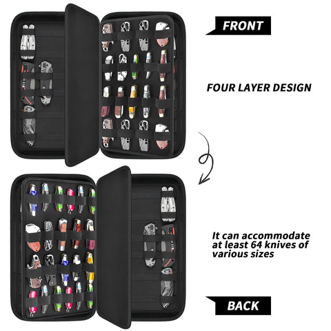 GWCASE, interior EVA protector para cuchillos y evitar arañazos.