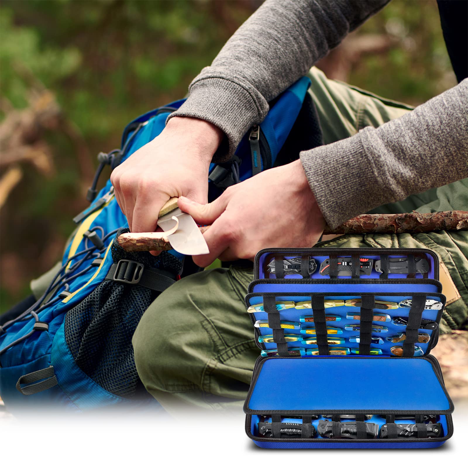 GWCASE uso ideal en viajes y campamentos.