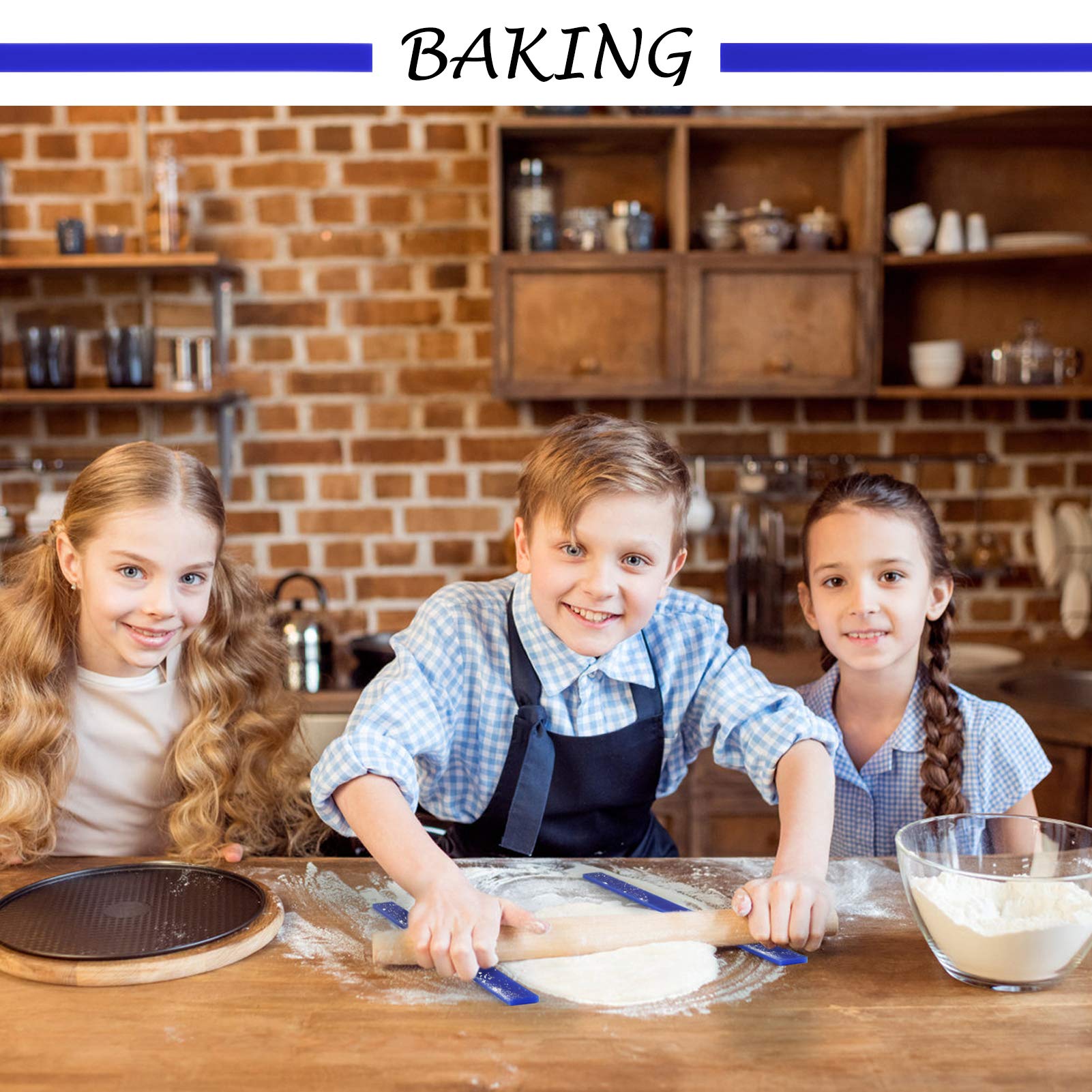Conjunto de guías GWHOLE para rodillo en cocina, almacenamiento fácil.