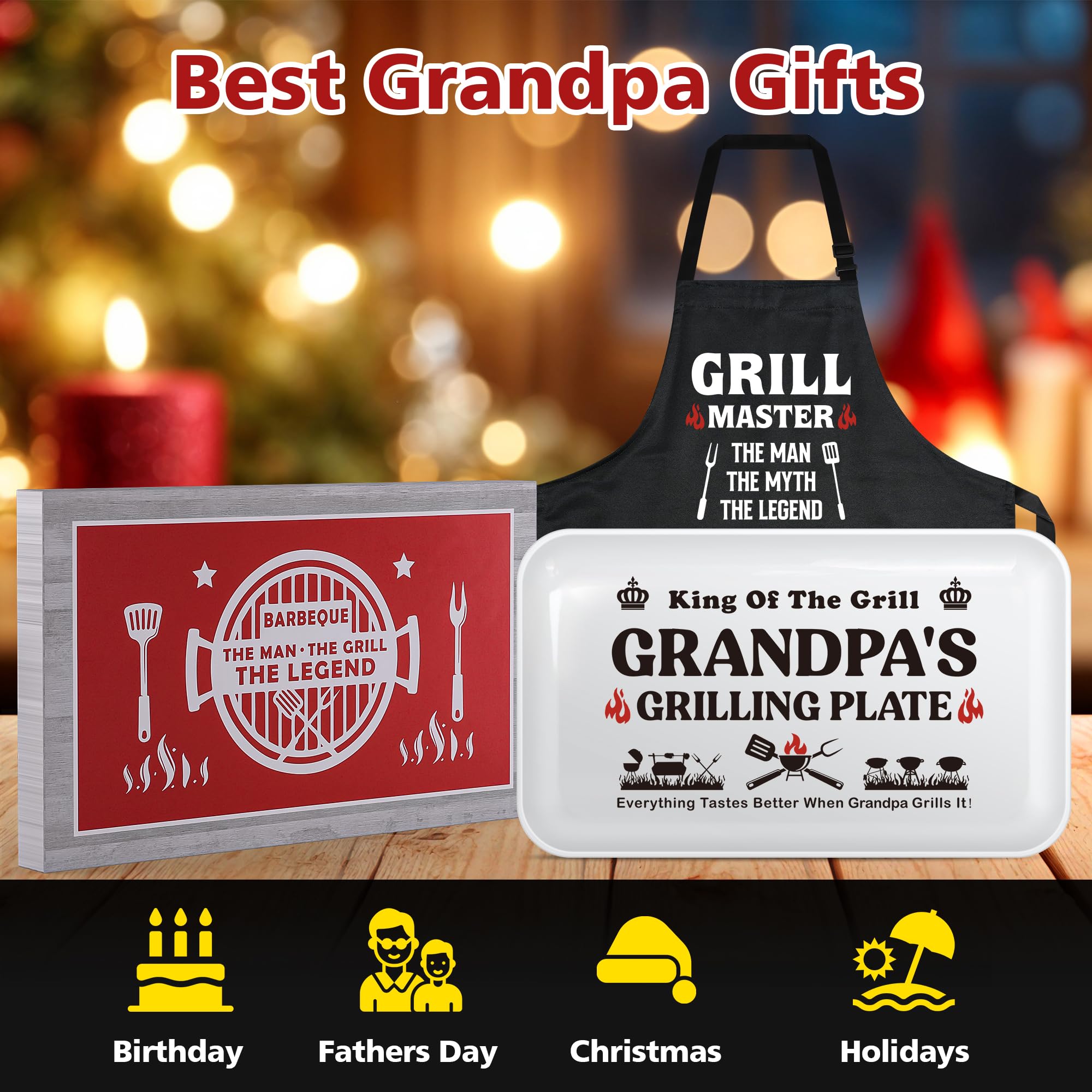 Caja-regalo para abuelo de GwhyGifts, lista para sorprender.