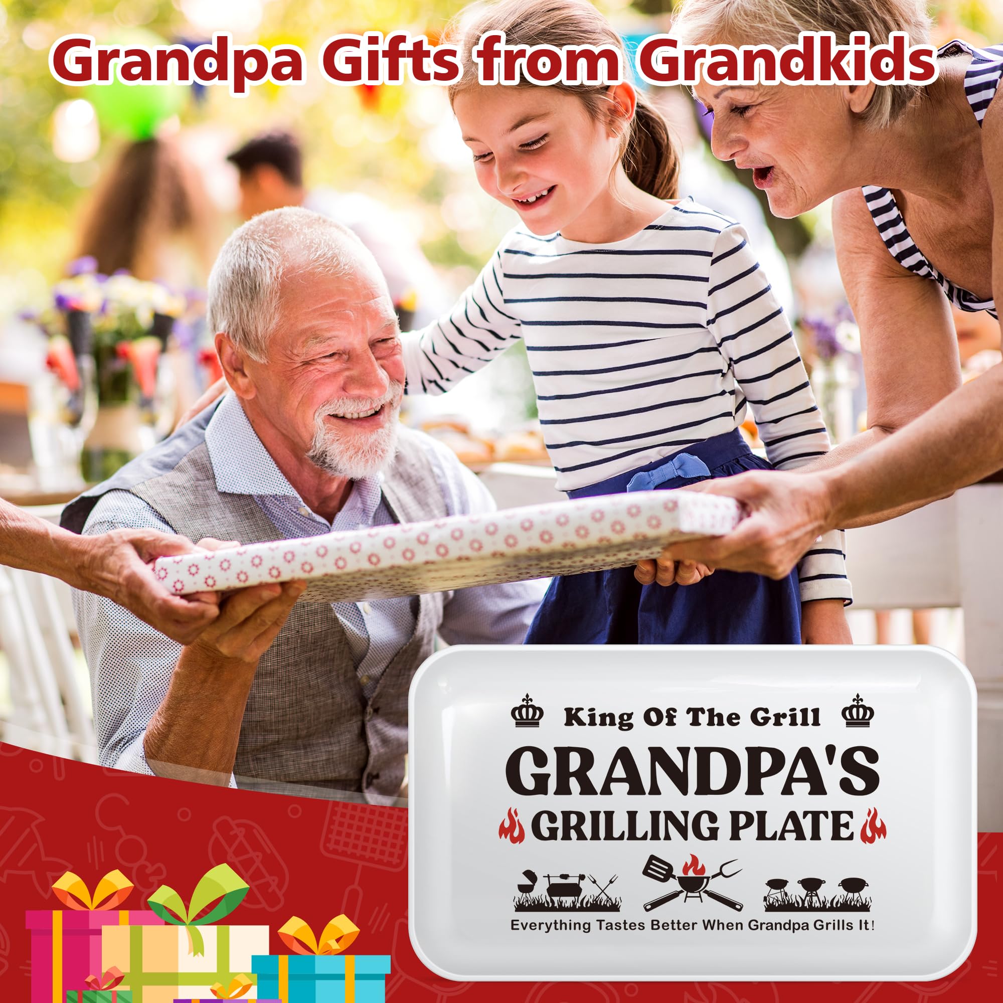 Delantal con mensaje para abuelo, regalo práctico de GwhyGifts.