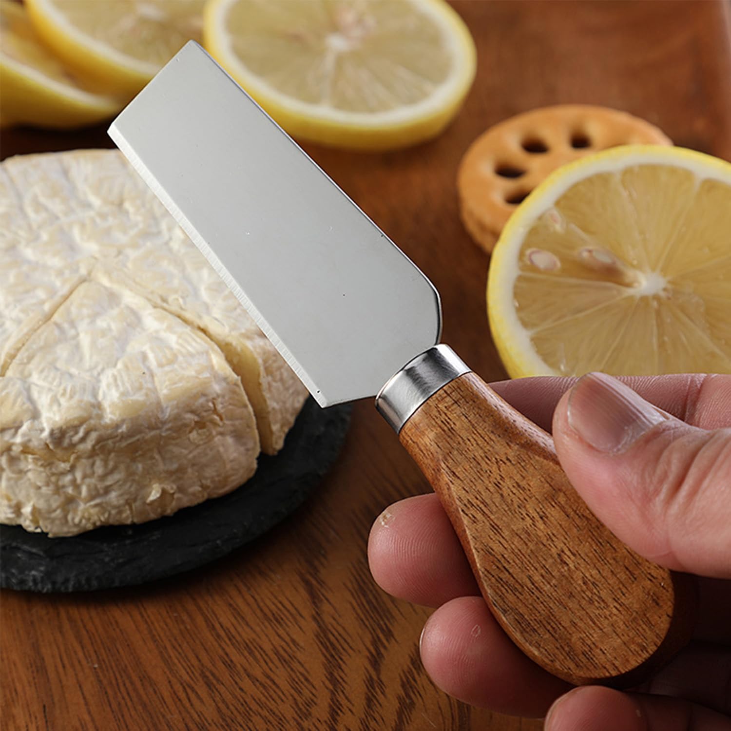 GXIQYL cuchillo para queso delgado, perfecto para cortes finos