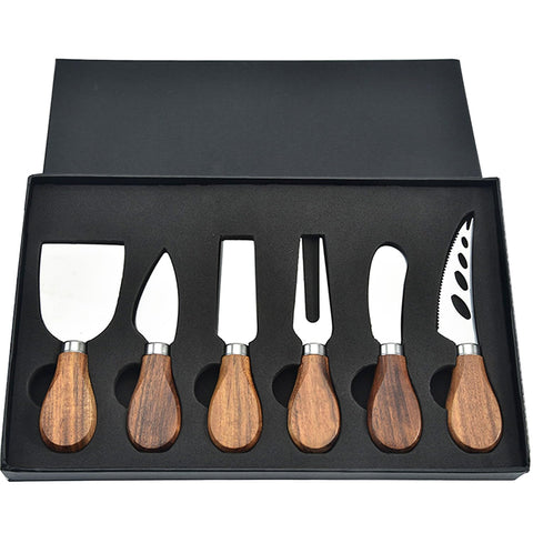 Conjunto GXIQYL de cuchillos para queso con corte preciso en tablas de charcutería.