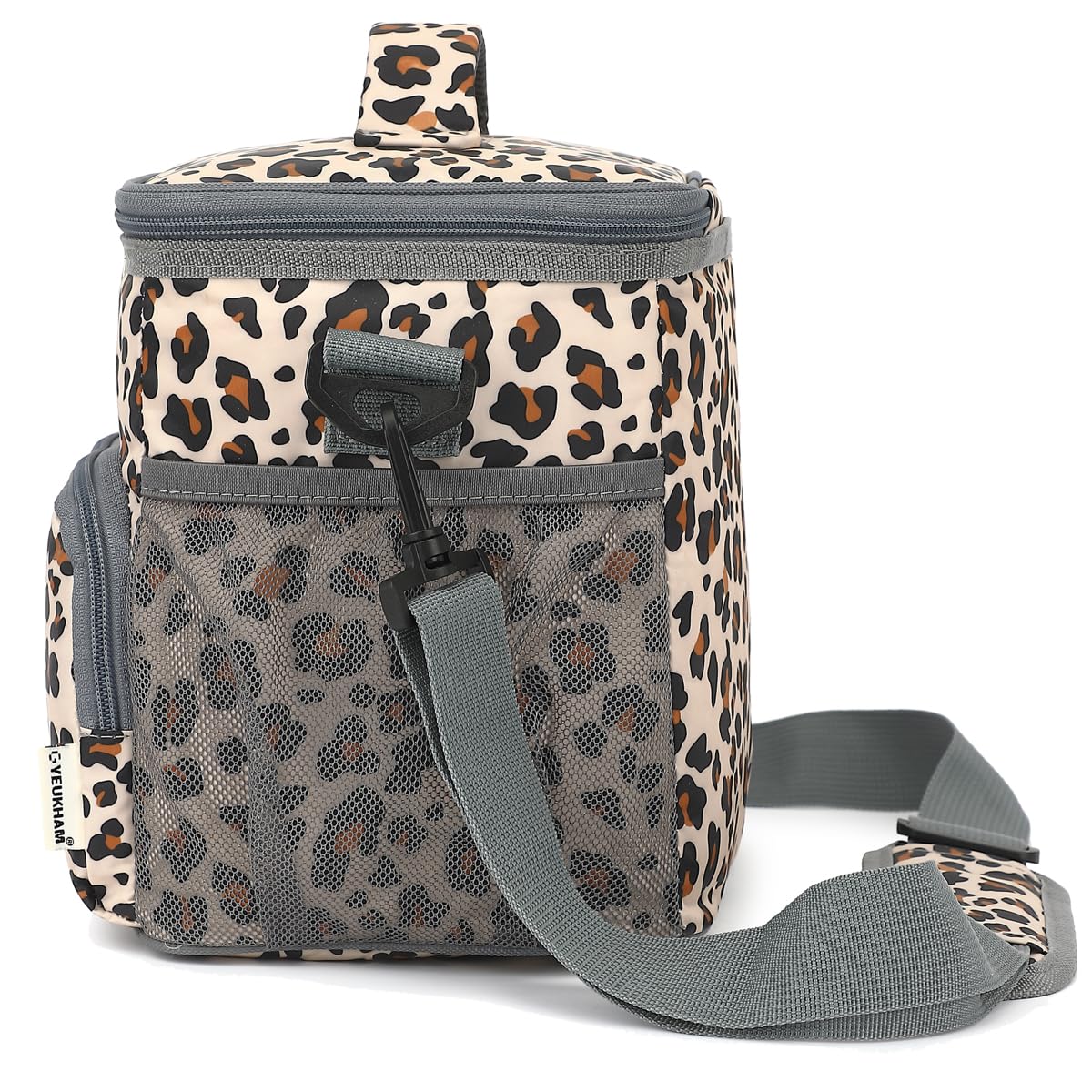 GYEUKHAM Leopardo, correa ajustable, transporte cómodo para oficina o picnic.