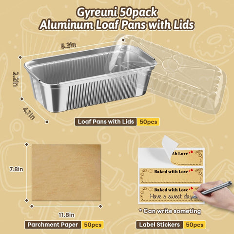 Gyreuni papel antiadherente para pan facilita desmoldeo y limpieza