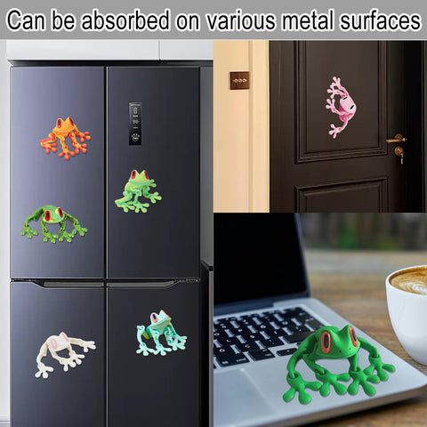 Rana 3D gyrkmshju: decoración de escritorio para alegrar la jornada.