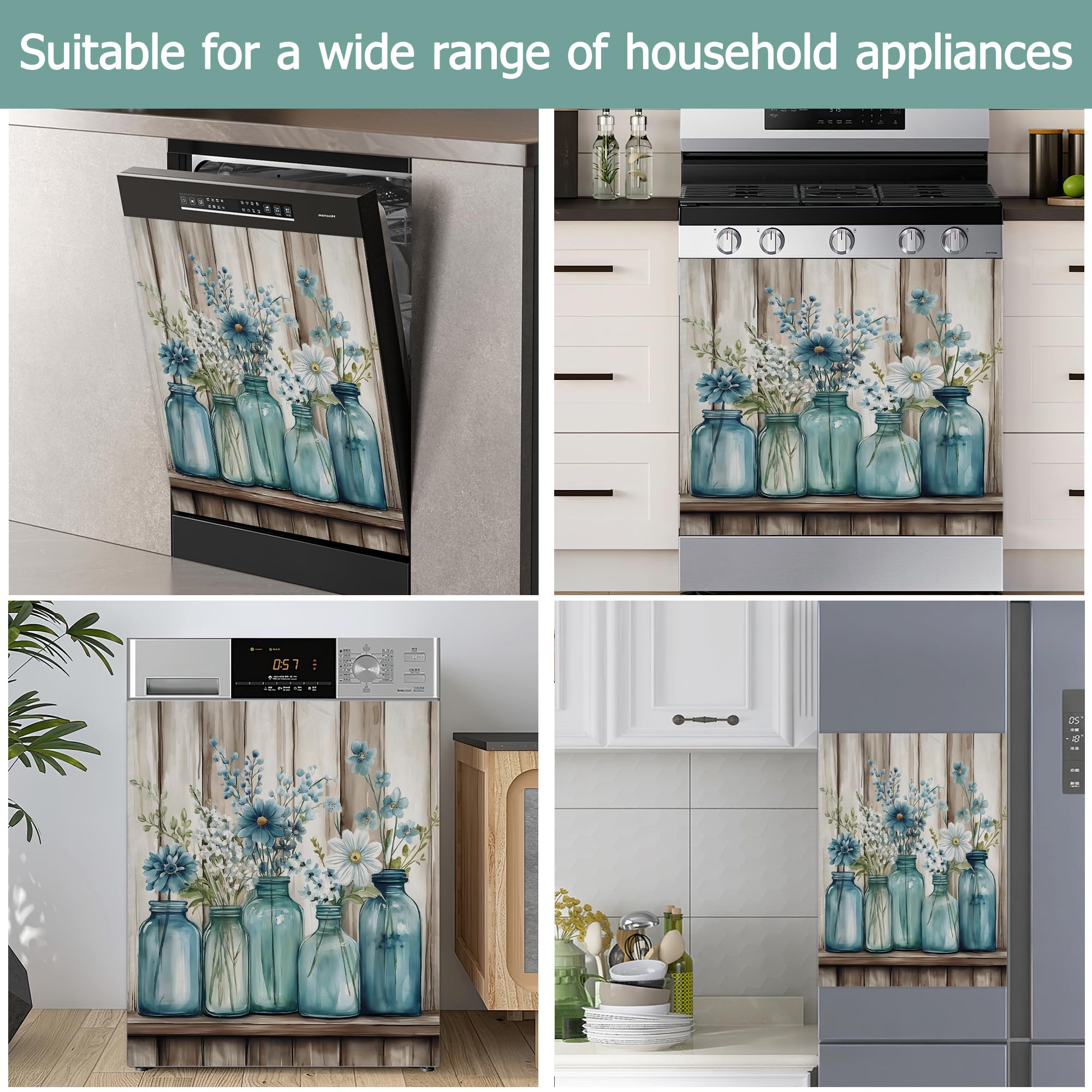 GYYGOO cubierta decorativa para refrigerador opción práctica y bonita.