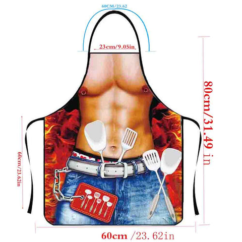 Delantal GZKLSMY con diseños divertidos para cocinar con estilo