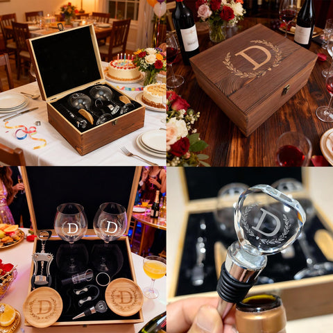 Abrebotellas con iniciales de GZLDGIFTS, práctico y decorativo para cenas.