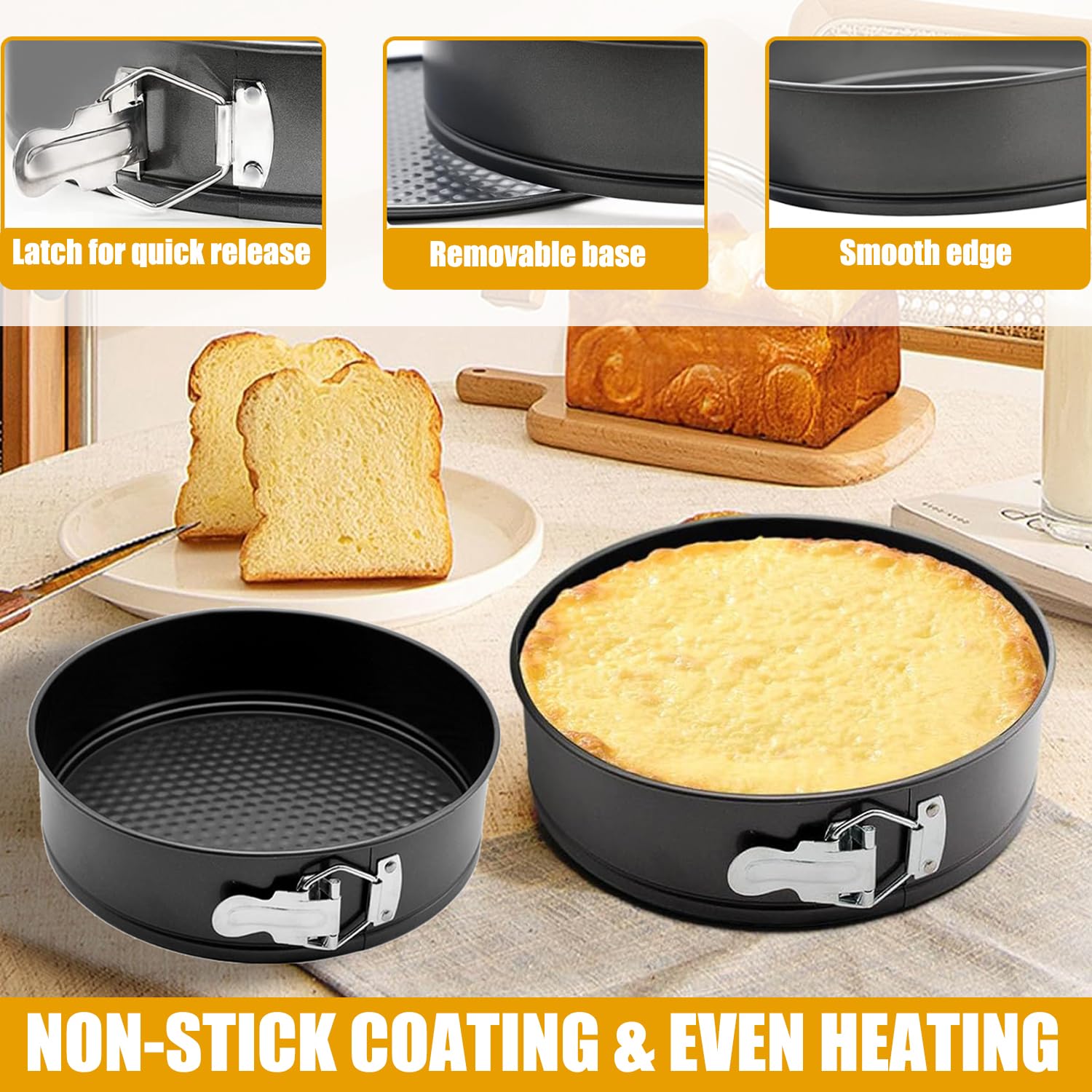GZMAISULEE molde torta 7 pulgadas ideal para capas decoradas