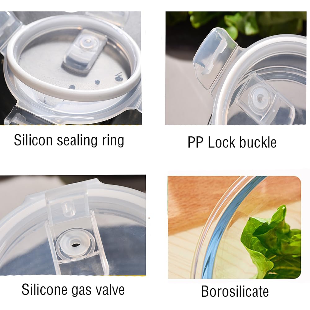Contenedor de vidrio 24 oz ideal para sopa o guiso.