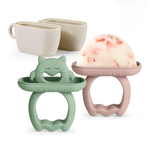 Haakaa moldes-paleta monstruo de silicona para bebés, seguro y libre de BPA.