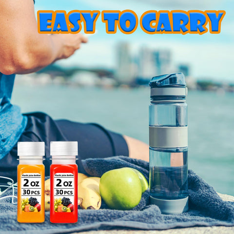 Botellas Haawooky 2oz para jugos y tés, uso diario práctico.