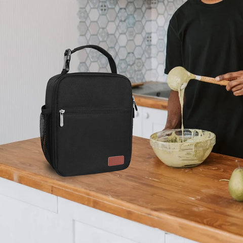 HABOPET bolsa de almuerzo con asa desmontable, fácil de transportar
