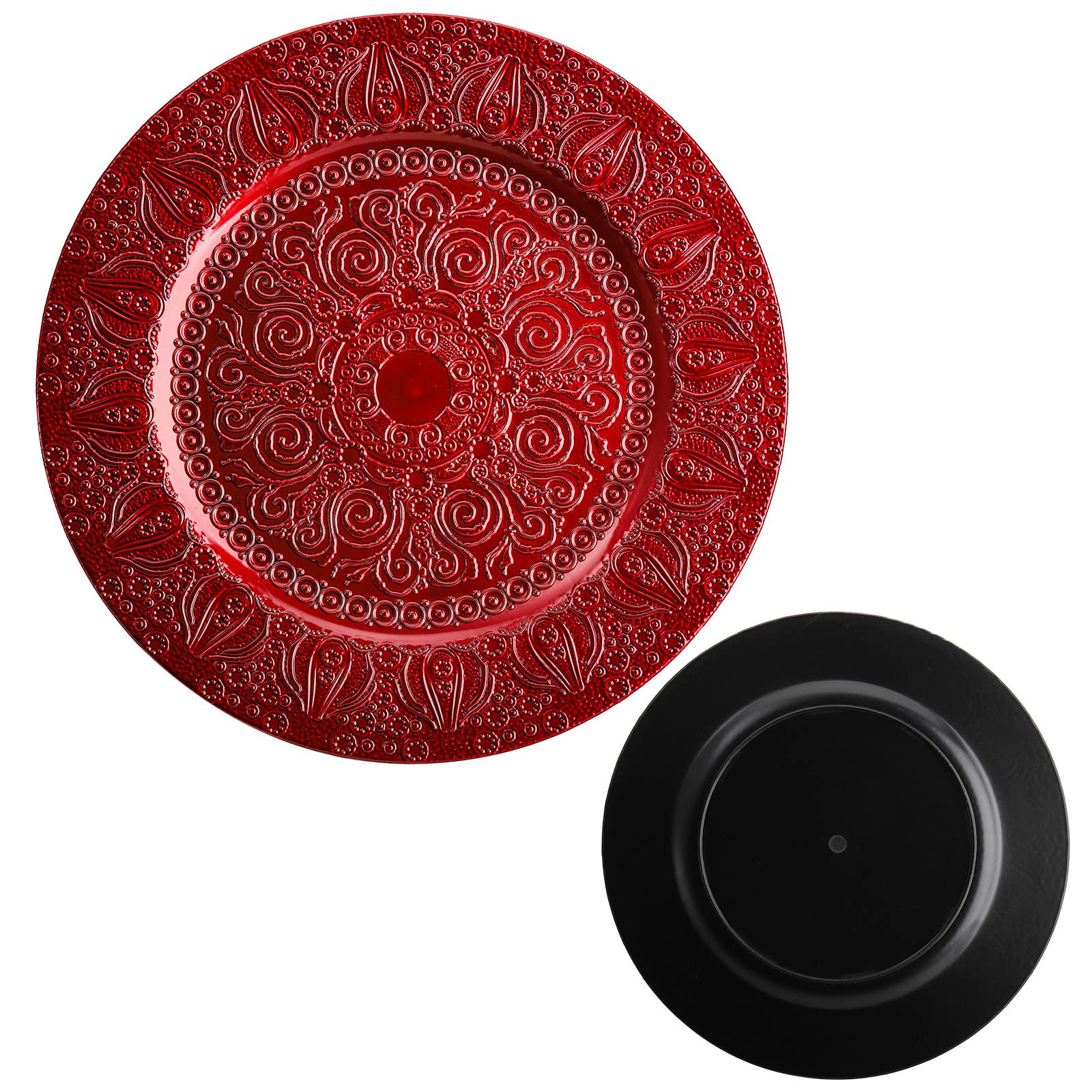 Cargadores Hacaroa para mesa de boda con toque antiguo.