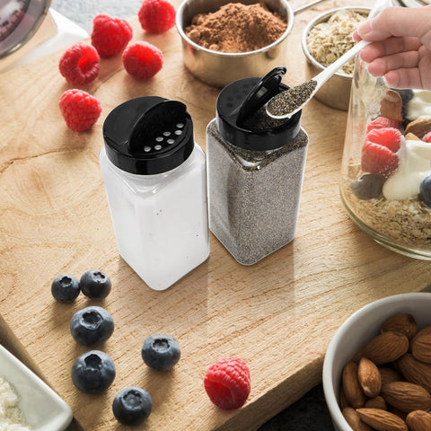 Tapas para espolvorear ergonómicas de Hacaroa para uso diario cómodo