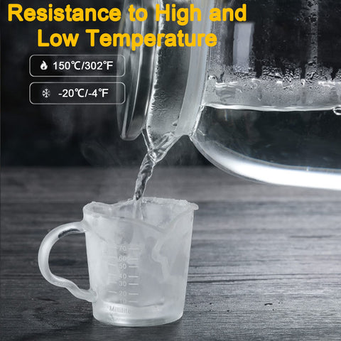 Vidrio borosilicato de Hacaroa, resistente a cambios de temperatura.