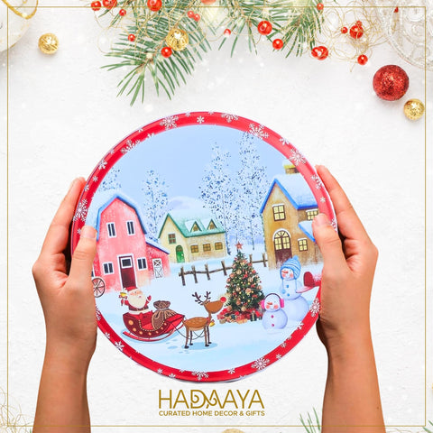 Lata pequeña hadaaya con tapa; perfecta para envoltorios y regalos
