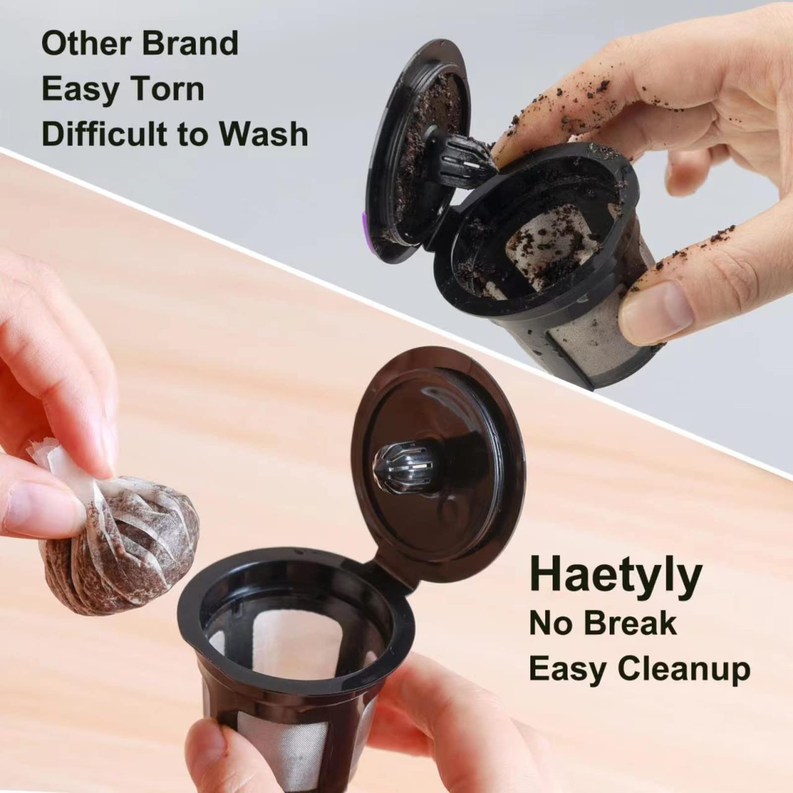 Haetyly opción ecoamigable que reduce residuos de cafe desechable