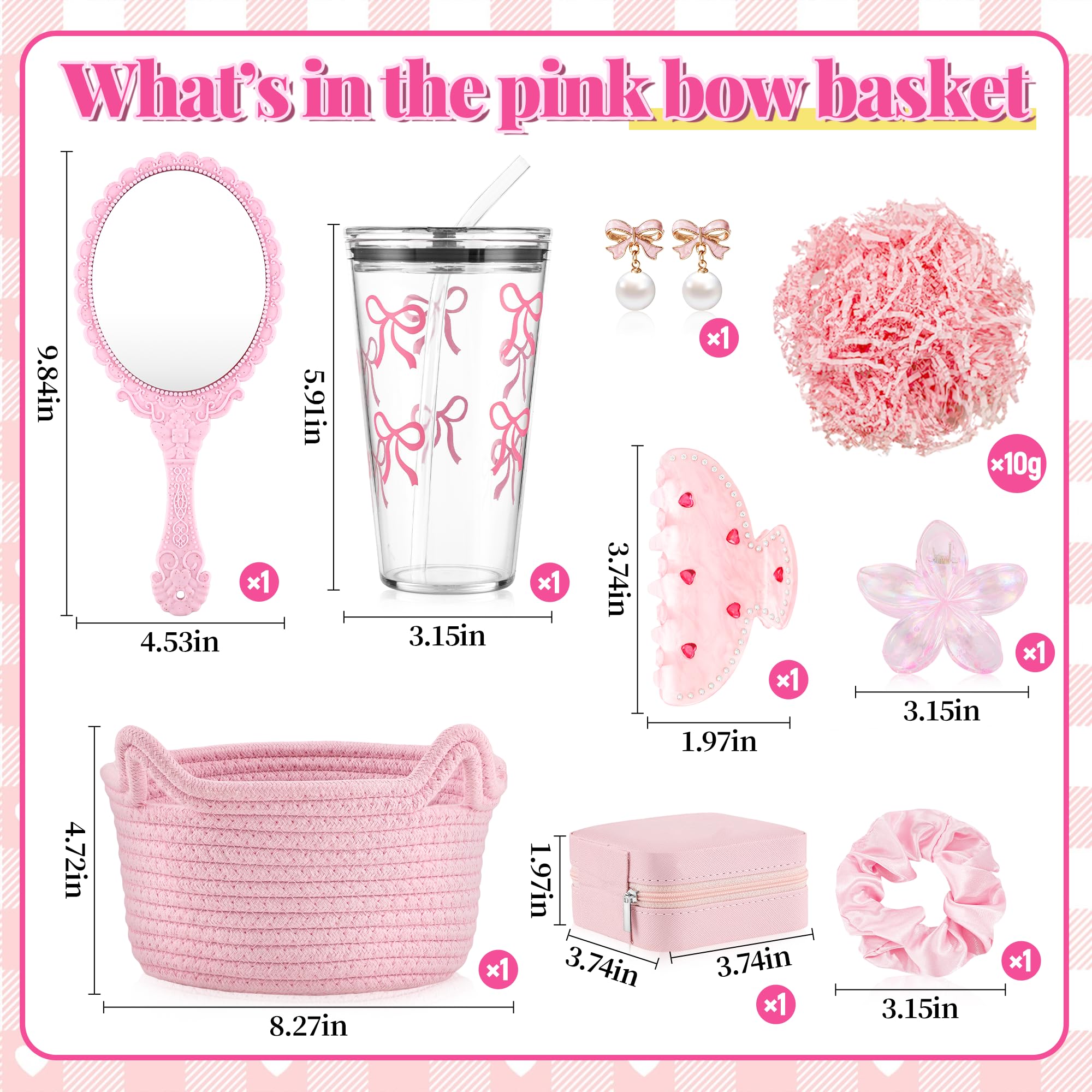 Hafublic espejo de mano rosa, ideal para retoques rápidos y cuidado personal.
