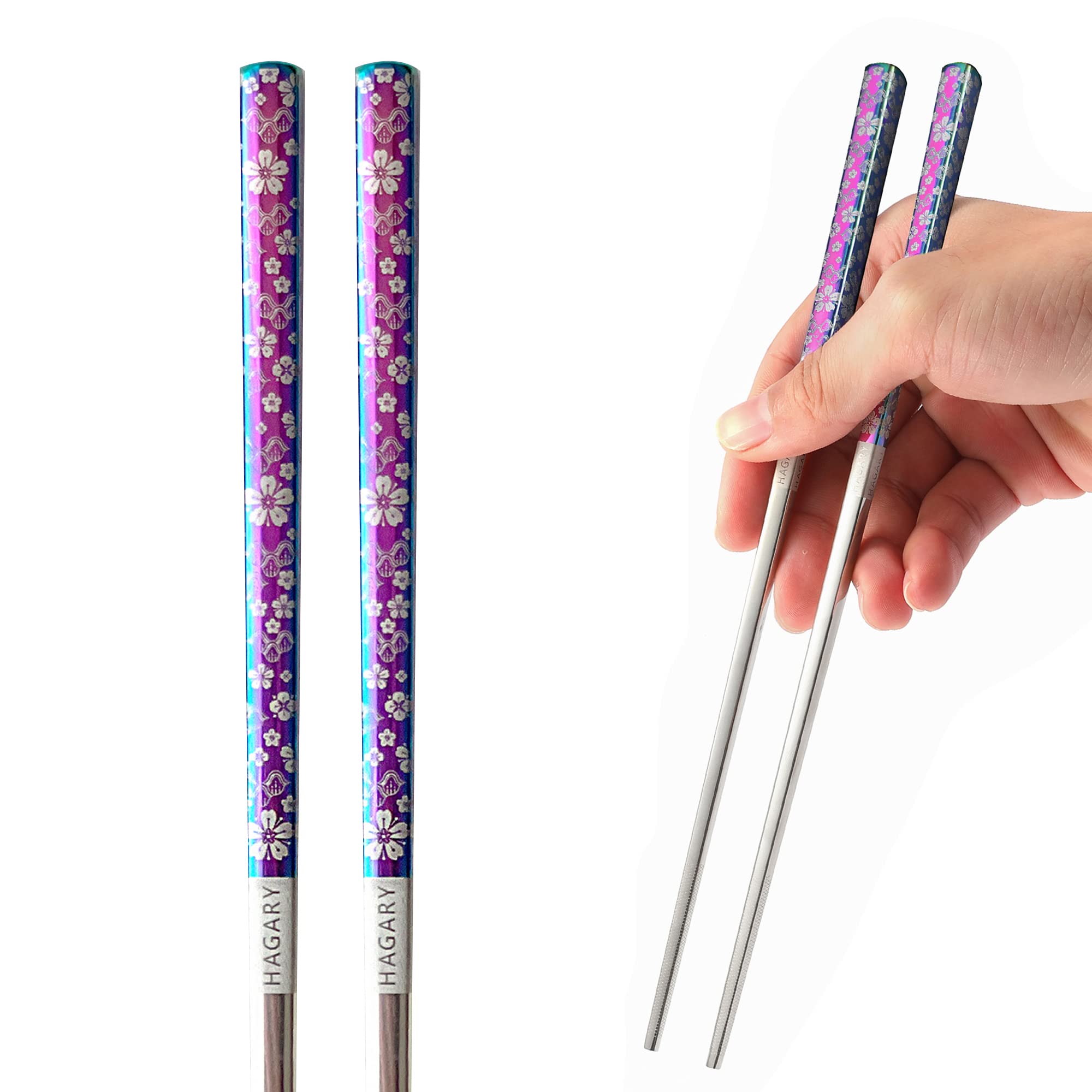 Palillos Hagary acabado duradero y aspecto elegante, ideal para uso diario