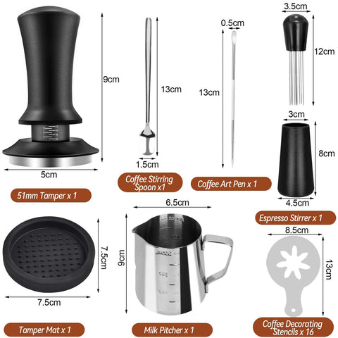 HahaGo cuchara de mezcla para agitar espresso con facilidad