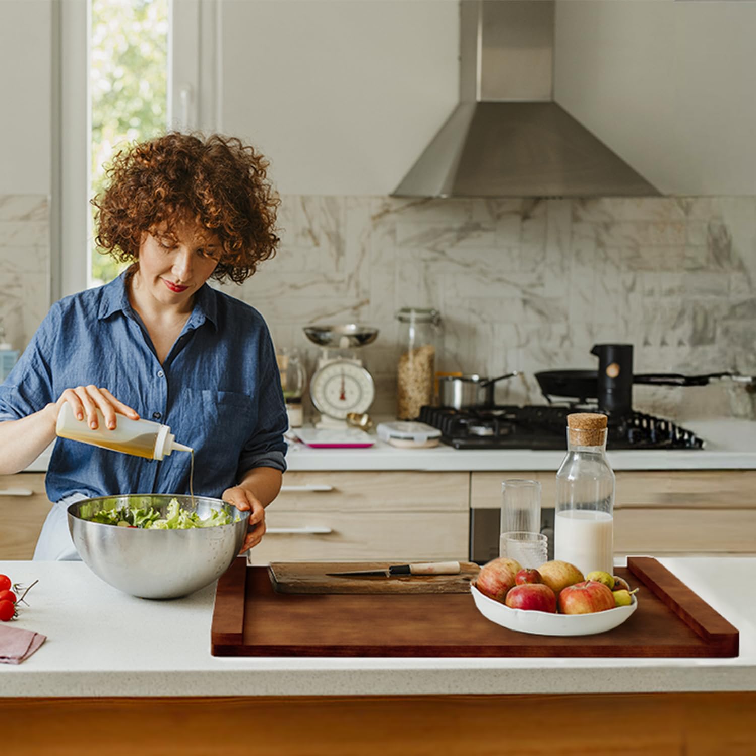 HAIDAIYA diseño rústico cocina para estética cálida y funcional
