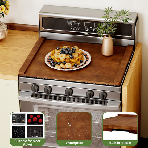 HAIDAIYA tablero cocina madera natural añade calidez y organización