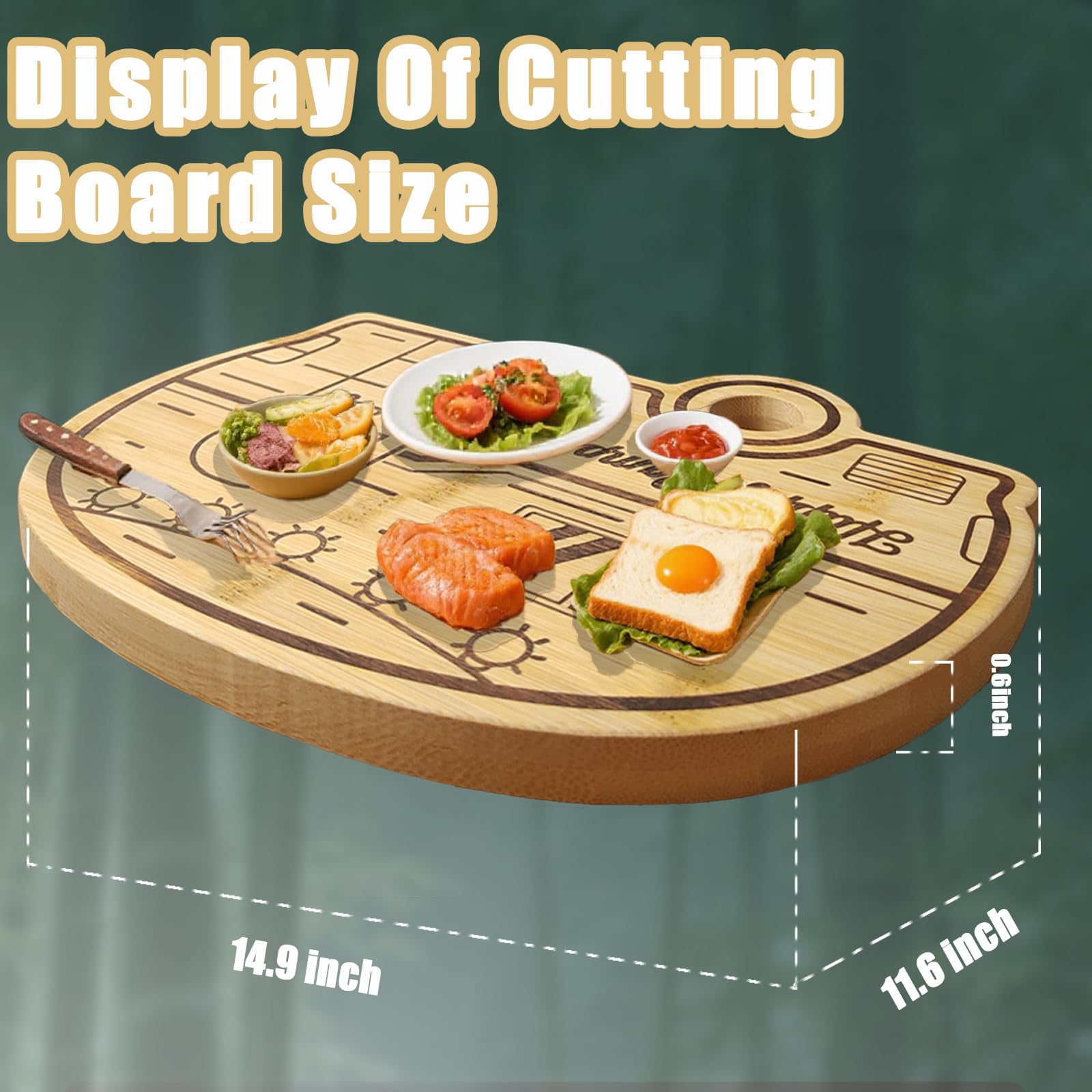 Haigoo tabla para servir aperitivos, perfecta para charcutería